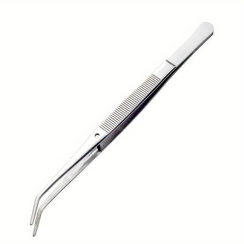 1/5/10Pcs Dental Cotton Tweezers Cotton Roll Filling Clip Stainless Steel Art Nippers Pincers Forceps Medical Surgical Instrume