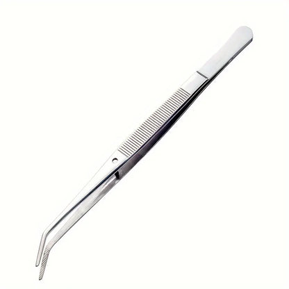 1/5/10Pcs Dental Cotton Tweezers Cotton Roll Filling Clip Stainless Steel Art Nippers Pincers Forceps Medical Surgical Instrume