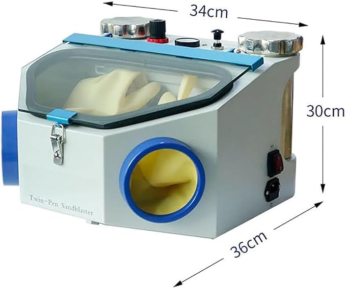 Twin-Pen Sand Blaster-10w,Electric Sand Blasting Machine