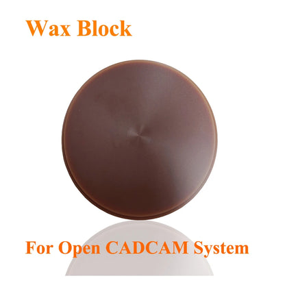 Brown Wax Block for Open CADCAM system
