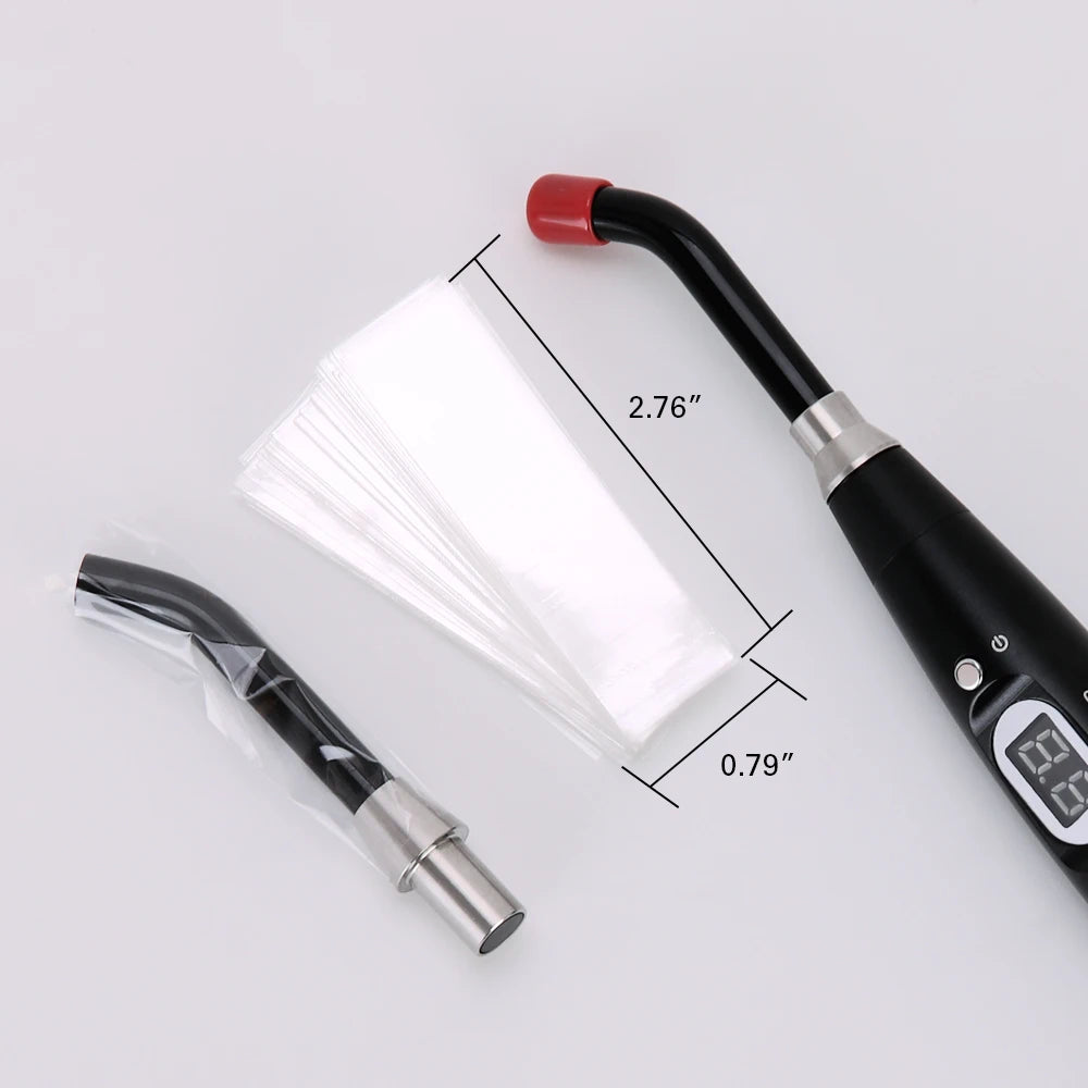 Disposable plastic LED curing light sleeve