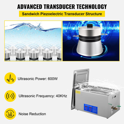 Ultrasonic Cleaner Unit -Professional Use - 7.9GL