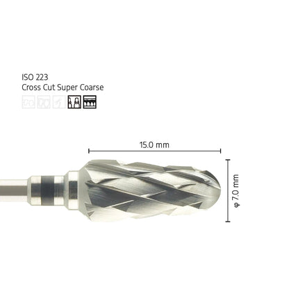 Super coarse Cross Cutters Universal Cutter Lab Bur -