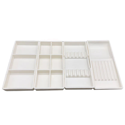 Plastic Drawer Organizer Tray 9.5cm x 19.5cm x 2cm