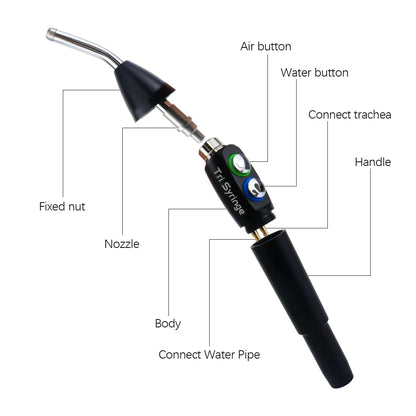 3 Way Air Water Spray Triple Syringe Handpiece