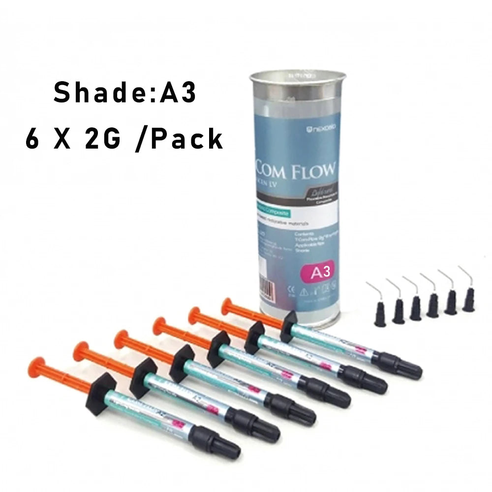 Nexobio T Com Flow: Nano Hybrid Flowable Composite - 6 Syringes (2g ...