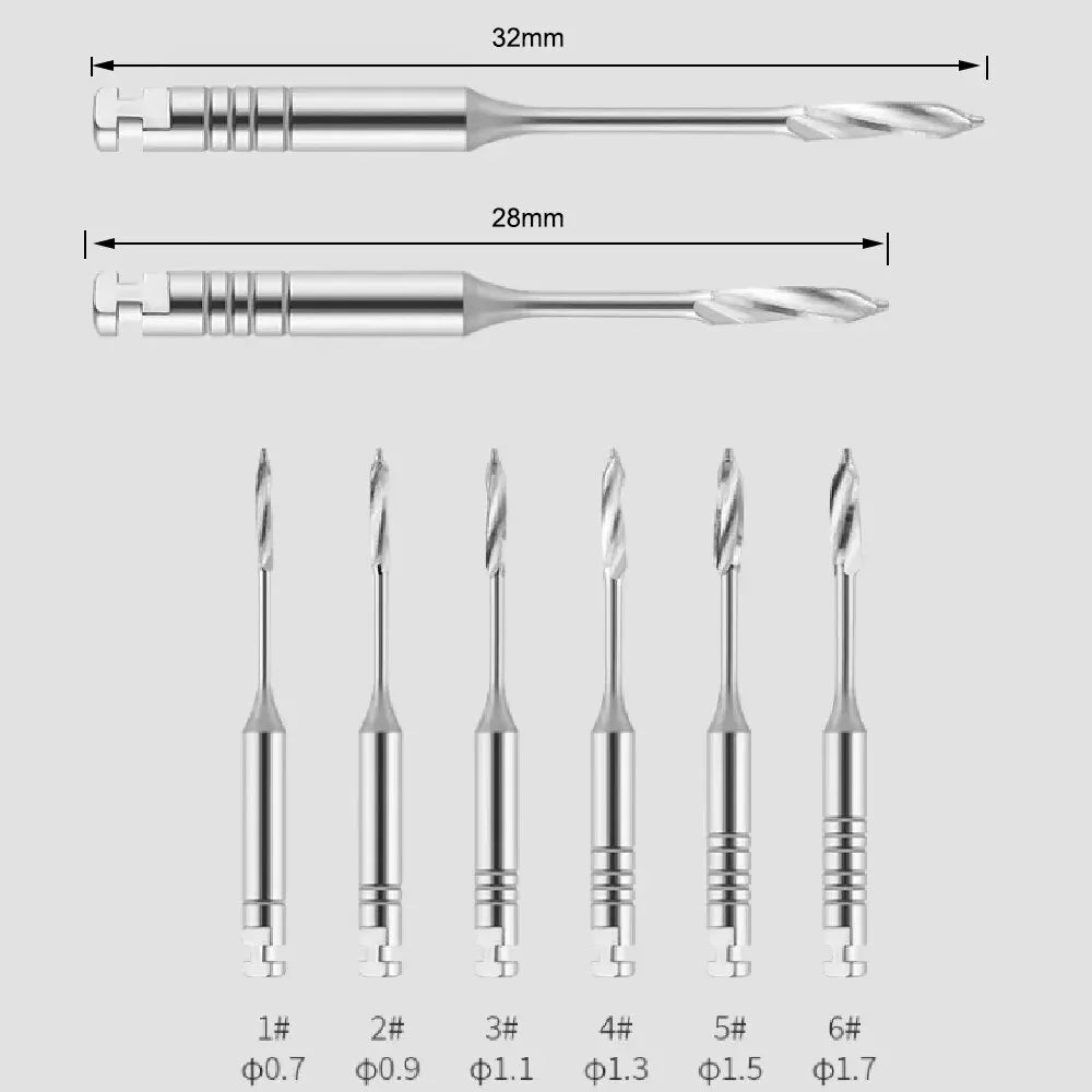 Peeso Reamer Size 1-6 , 6 pcs /Available in 28mm & 32mm