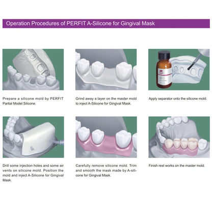 ASilicone for Gingival Mask - Dental Laboratory Material