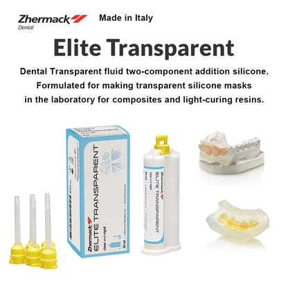 Zhermack Elite Transparent Clear Addition Silicone