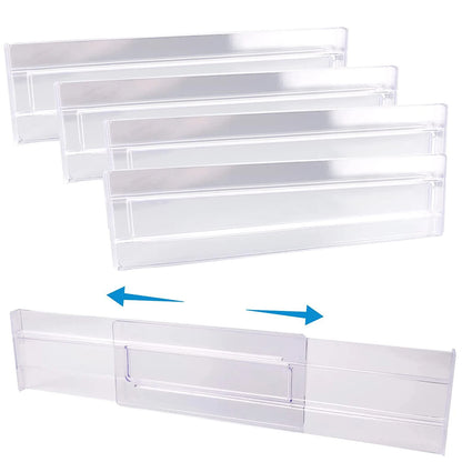 Adjustable 1 Set Drawer Dividers Organizer Storage Box