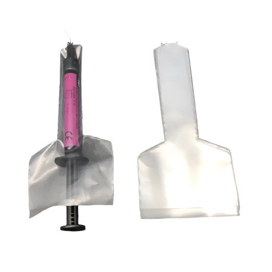 Flowable Syringe Sleeve Covers - 200pcs/Clear Plastic Sleeves