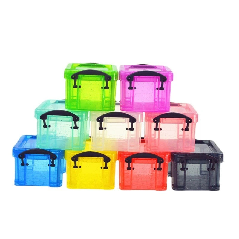 Mini Plastic Storage Container with Locking Lid