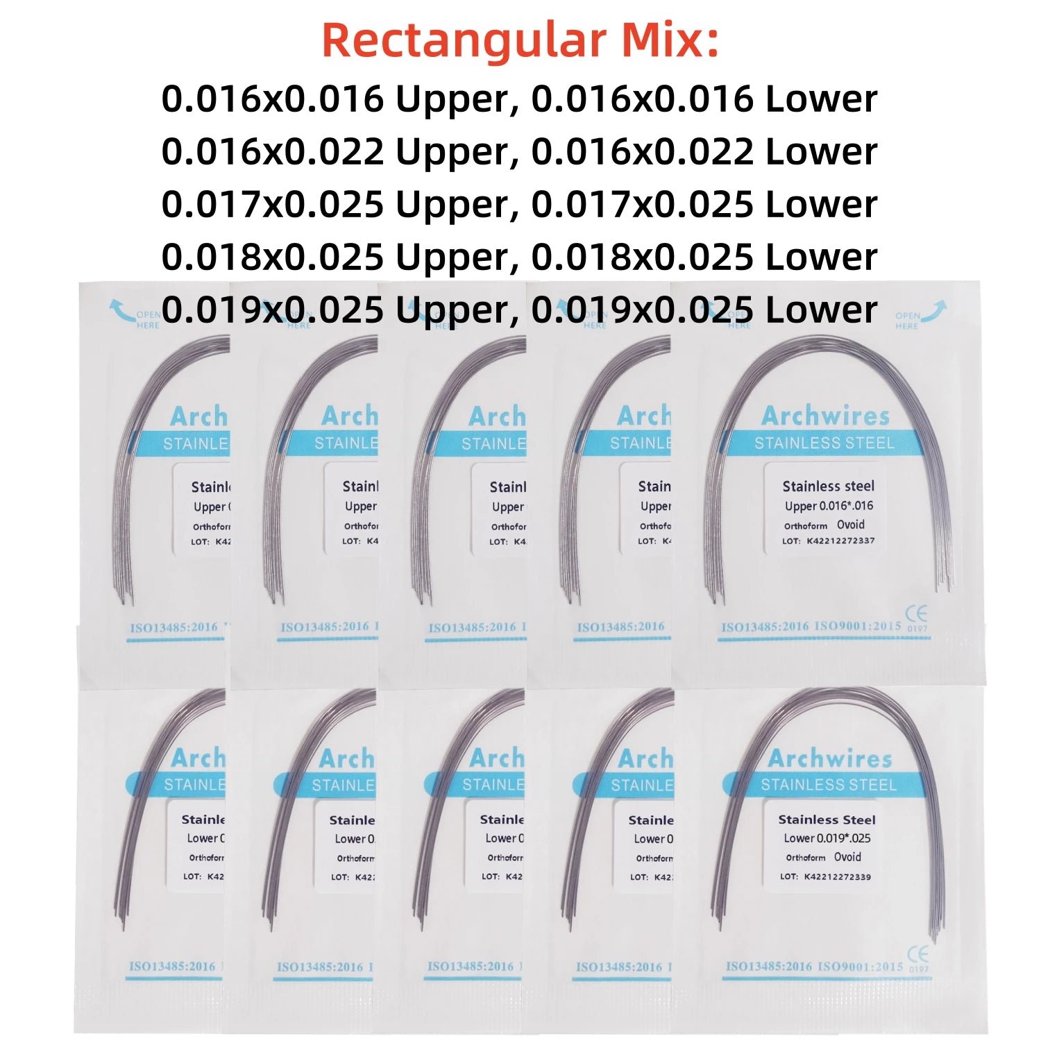 orthodontic arch wires