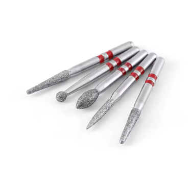 Zirconia Diamond Bur Kit FG 1.6mm – High-Speed Cutting Burs for Crown & Bridge Prep (5-Box Set)