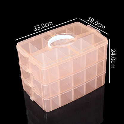 Adjustable 3-Layer Storage Box - Perfect For CADCAM Blocks