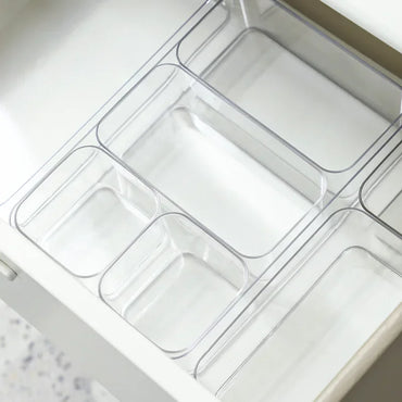 Desk Transparent Organizer Containers