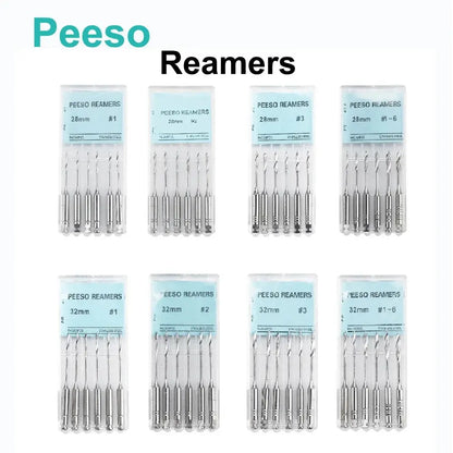 Peeso Reamer Size 1-6 , 6 pcs /Available in 28mm & 32mm