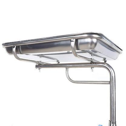 Adjustable Stainless Steel Treatment Rolling Cart