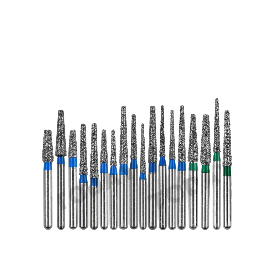 Taper End  Dental Diamond Burs 10-pack